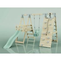 Polarplay Klettergerüst Hummel Aus Holz In Grün