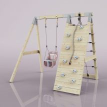 OutdoorToys Klettergerüst Schneehase aus Holz in Rosa