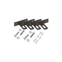 T-Verbinder für Zaunfeld 4 Stück, RAL-Farbe 7016 weiteres Zaunzubehör - Polbram