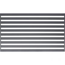 Polbram Zaunfeld Lean 120 200 X 120 Cm, Ral-farbe 7016 Zierzäune