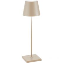 Poldina Pro Sabbia LED-Tischleuchte wiederaufladbar und dimmbar mit einer Akkulaufzeit von bis zu 12 Stunden