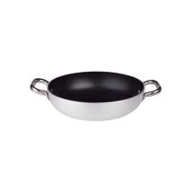 Poêle à 2 anses 24 cm – Aluminium pur 99% – Anti-adhésif Téflon select – Poignées inox – Agnelli