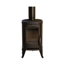 Poêle à bois en fonte Modèle eliptiko 7,5 kW - Fundicio