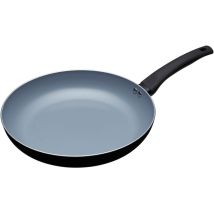 Poêle À Frire Écologique Masterclass De Ceramic Non-stick Chemical-free Induction Cooktop Ready, Large, Aluminium / Iron, Black / Blue, 30 Cm