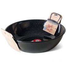 Garcima - Poêle Double Profonde Avec Poignées Émaillées 55 cm.