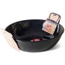 Garcima - Poêle Double Profonde Avec Poignées Émaillées 26 cm.