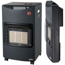 Poêle à Gaz Catalytique Butane Kekai New Slim 42x26x73cm Pliable Puissance 1500W/4200W Certificat Énergétique a 4 Roulettes
