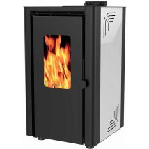 Poêle à granulés de bois 6.1kw blanc Supra orphee 6 blanc