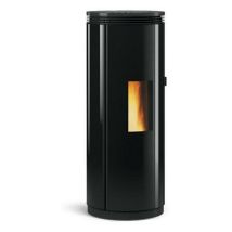 LA NORDICA EXTRAFLAME – PAMELACRYSTAL – Poêle à granulés 8 kW – Caractéristique poêle, Puissance, Évacuation des fumées, Forme, Classe énergétique 