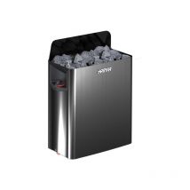 Poêle électrique Harvia Wall Black commande intégrée SW45 4,5 kW