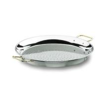 Lacor - Poêle valencienne classique en acier inoxydable [42 cm - 10 portions]