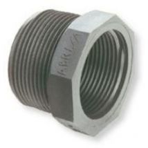 Polietileno roscado tuerca reducida M.1 1/2 H.1 1/4