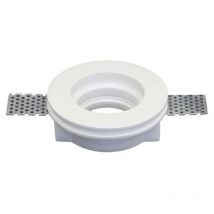 Gipsstrahler rund für GU10 Lampen 100mm 400720 - Poliplast