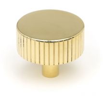 From The Anvil - Polished Brass Judd Cabinet Knob - 38mm (No Rose)