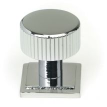 From The Anvil - Polished Chrome Judd Cabinet Knob - 25mm (Square)