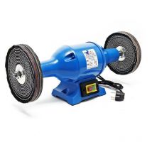 Le Poisson Qui Jardine - Polisseuse Machine à polir de 750W avec deux disques de polissage durs de Ø200mm x 25mm