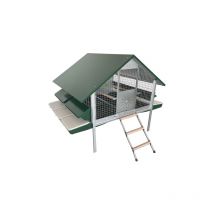 Rocila - ART.100125 Pollaio per 12 galline ovaiole lamiera zincata anatre quaglie scorriuovo 150x150x120 cm