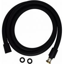 Pollini Acqua Design - pvc flexible 200 cm en color negro mate FLE200NO Negro mate