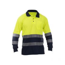 Polo Av M/larga Amarillo/azul