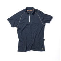 Polo de travail à manches courtes col zippé primato 37.5 - Papier de sucre xxl