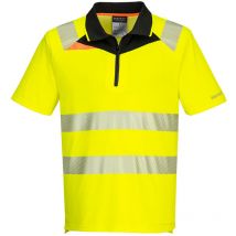 DX4 Polo Haute Visibilité mc - 4XL - Jaune/Noir Portwest
