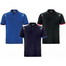 Polo de travail Sparco Portland - M - Bleu clair