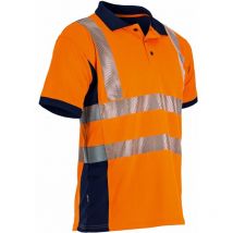 Polo Haute Visibilité Prévoyance Orange TXL LMA Lebeurre
