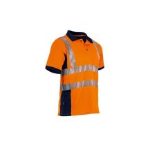 Polo Haute Visibilité Prévoyance Orange tm LMA Lebeurre
