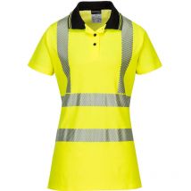 Polo Ladies Pro Jaune/Noir 2XL