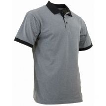 Polo maille piquée Dalle LMA Anthracite / Noir - T7.3XL - 9182 T.3XL