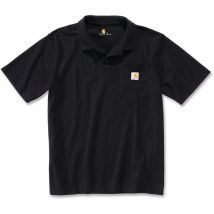 Polo workwear pocket txs noir Carhartt S1K570BLKXS