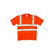 Deltaplus Polo Panoply Offshore-Hv Taglia m Arancio Fluo