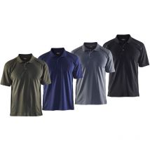 Polo de travail piqué anti-UV anti-odeur 3326 - Gris clair l