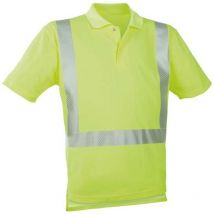 Polo-T-Shirt haute visibilité jaune ,Taille 2XL