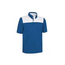 Valento - Polo técnico de manga corta y diseño bicolor, cuello camisero y bolsillo oculto, tejido poliéster transpirable hurricane xl Azul