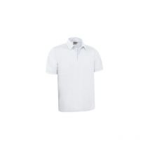 Valento - Polo técnico de manga corta, cuello camisero, diseño en colores lisos, tejido técnico transpirable pique wisconsin 3XL Blanco