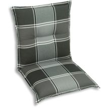Go-de - Niederlehner-auflage 110x50x9 Cm Grau Sitzkissen Sitzpolster Sitzauflage