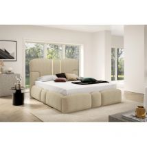 Polsterbett Schlafzimmerbett Jordan 180x200cm In Stoff Doha Beige