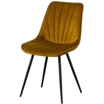 Polsterstuhl 51x58x85 gelb gloria 101