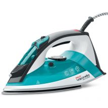 Fer à repasser Polti Vaporella Quick & Comfort QC120, semelle acier inoxydable, fonction pressing 180g