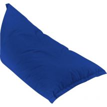 Poltrona a Sacco Pouf Sdraio in Acrilico Pomodone Milk Blu