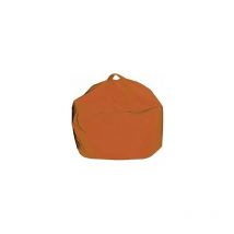 King Home - Pouf Comodone 65x62h cm sfoderabile arancio