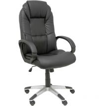 Poltrona Argamasón similarpiel nera