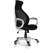 Cribel - poltrona capital nera/strutt bianca