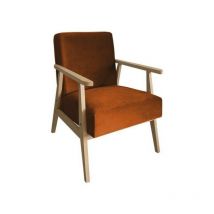 Poltrona Clovis 100, Magic Velvet 2213, 76x59x67cm, Arazzo, Gambe: Legno, 0