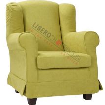 Liberoshopping - Poltrona imbottita bergere in tessuto sfoderabile Lime