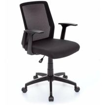 Sedia Poltrona Per Ufficio Mod Moden Braccioli Pompa A Gas Colore Nero 55x58xh87