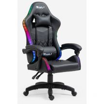 Poltrona gaming ufficio LED RGB ergonomica reclinabile The Horde XL