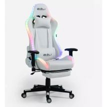 Egli - Poltrona gaming ufficio poggiapiedi led rgb ergonomica Pixy Comfort