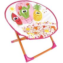 Fun House - Sedia Luna Pieghevole Fruity's Per Bambini H.47 X L.54 X P.42 Cm